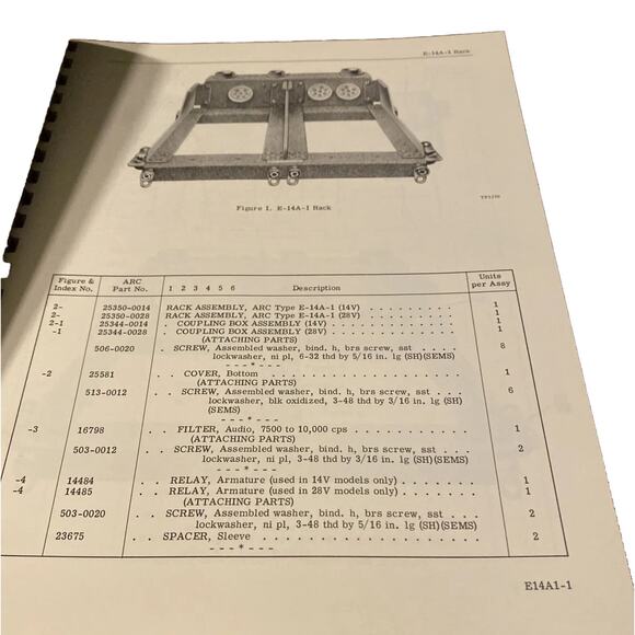 ARC Type 15F VHF Navigation Equipment Instruction Book Original + Parts Catalog - Picture 9 of 9